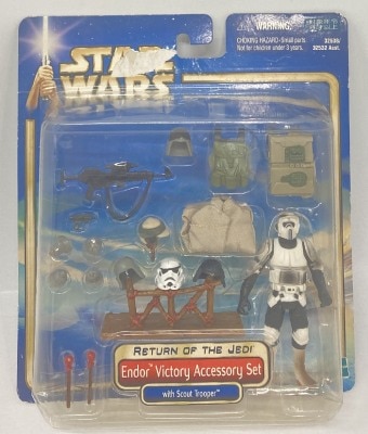 Tomy ACCESSARY SET ENDOR VICTORY / WITH SCOUT TROOPER 3.5 Inch รูปภาพ 1