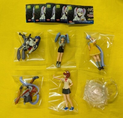 Yujin Martian Successor Nadesico 01 Real Figure Collection Color 5 Type Set รูปภาพ 1