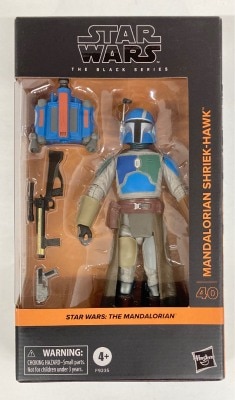 HASBRO 40 / THE BLACK MANDALORIAN SHRIEK HAWK 6 inch Bild 1