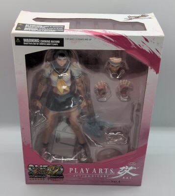 Square Enix Play Arts Kai Street Fighter IV Arcade Edition [Sakura] Bild 1