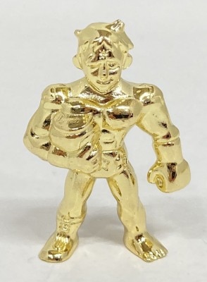 Bandai Diecast Kinkeshi 10/ Kinnikuman Terry (Gold Plated Ver.)
