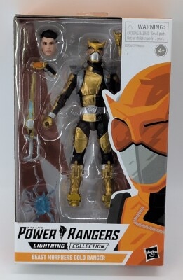 HASBRO LIGHTNING COLLECTION SABAN'S POWER RANGERS BEAST MORPHERS GOLD RANGER รูปภาพ 1
