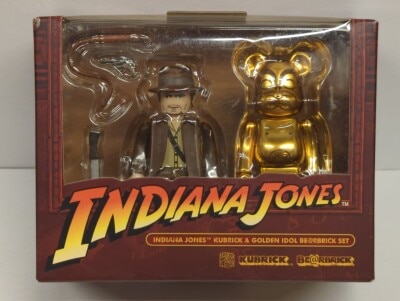 MEDICOMTOY Kubrick / Be@rbrick (Bearbrick) INDIANA JONES&GOLDEN IDOL set 100% รูปภาพ 1
