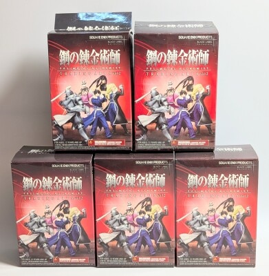 Square Enix FULLMETAL ALCHEMIST TRADING ARTS VOL2 All 5 Types Figures (Complete 5 Piece Set) gambar 1