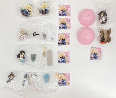 Kaiyodo Capsule Q Fraulein Complete 6 Type Set/Kanmusu (Fleet Girls) Medium Damage Bust Catalog รูปภาพ 1