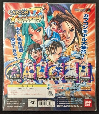 Bandai backing cardboard/ HG series FC Capcom Girls