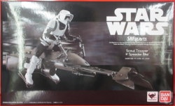 Bandai SH Figuarts Star Wars Scout Trooper and Speeder bike Bild 1