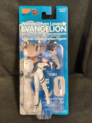 Kaiyodo Wanda-chan Loves Evangelion series 02 Special Collaboration Figure Wanda-chan Ayanami Cosplay Ver.