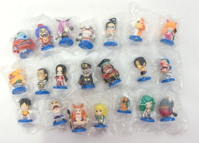 Plex Ani-Chara Heroes MINI BIG HEAD FIGURE One Piece Vol. 8 Impel Down Arc+ α 21-piece set