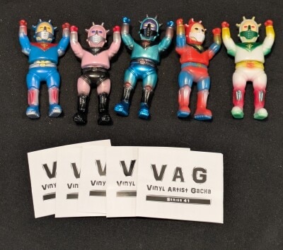 MEDICOMTOY VAG SERIES 41 ZOLLMEN スペースガイ56 全5種セット 画像 1