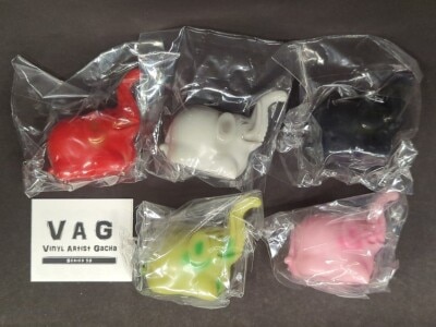 MEDICOMTOY VAG series 10 Magaidou Jakuchu's Elephants, Complete 5 Piece Set image 1