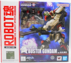 BANDAI SPIRITS ROBOT魂<side ms=""> 機動戦士ガンダムSEED GAT-X103 バスターガンダム ver. A.N.I.M.E. 321 </side>