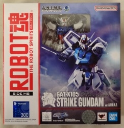 BANDAI SPIRITS ROBOT SPIRITS<side ms=""> Mobile Suit Gundam SEED GAT-X105 Strike Gundam ver. ANIME 300 </side> gambar 1