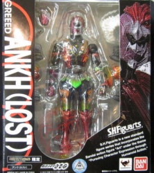 Bandai SHFiguarts Kamen Rider OOO (O's) Ankh (Lost) 画像 1