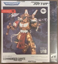 Unopened JOYTOY WARHAMMER 40000 BLOOD ANGELS COMMANDER DANTE รูปภาพ 1