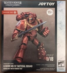 JOYTOY 1/18 SCALE LEGION MK IV TACTICAL SQUAD: SERGEANT WITH POWER FIST JT5727