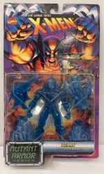 TOYBIZ MUTANT ARMOR ICEMAN / CRYSTALLIN ARMOR 5 inch