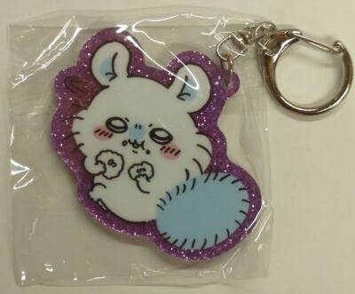 Kitan-Club Glitter Acrylic Key Holder 2 Chiikawa Flying Squirrel รูปภาพ 1