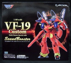 Arcadia 1/60 Kanzen Henkei VF19 Fire Valkyrie Bassara Special w / Sound booster Bild 1