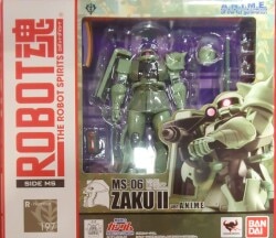 Bandai Robot Spirits<side ms=""> Mobile Suit Gundam MS-06 Mass Production Type Zaku ver. ANIME 197 </side>