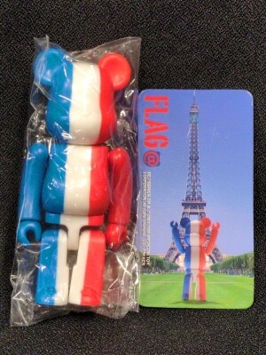 MEDICOMTOY BE@RBRICK FLAG France 100% series 12