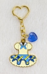 Bandai Aikatsu! Diecast Dress charm Blue Stage Coord image 1