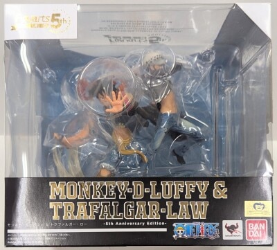 Bandai Figuarts ZERO Monkey D. Luffy and Trafalgar Law -5th Anniversary Edition- PVC imagen 1