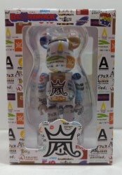 MEDICOMTOY Be@rbrick (Bearbrick) Arashi ARASHI Live Logo 100%