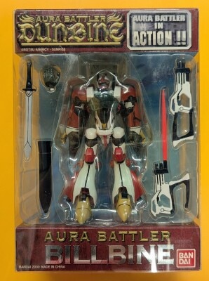 Bandai Aura Battler in action Billbine
