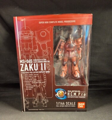 Bandai SHCM Pro Mobile Suit Gundam MS-06S Zaku For Use With Char