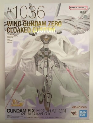 Bandai Spirits GUNDAM FIX FIGURATION METAL COMPOSITE GUNDAM W 30th Wing Gundam Zero Cloaked Custom #1036