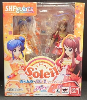 Bandai SH Figuarts Aikatsu! Aoi Kiriya, Ran Shibuki (Soleil ver.) set
