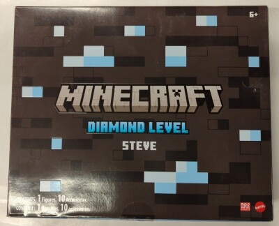 MATTEL MINECRAFT / DIAMOND LEVEL MINECRAFT STEVE รูปภาพ 1