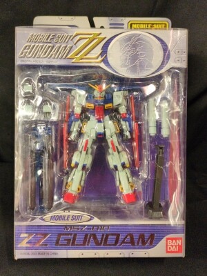 Bandai Mobile Suit (MS) in Action!!/MIA Mobile Suit Gundam ZZ MSZ-010 double Zeta Gundam