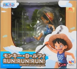 MegaHouse - G.E.M. series BANDAINAMCO Monkey D Luffy RUN!RUN!RUN! GEM15th anniversary ver. gambar 1