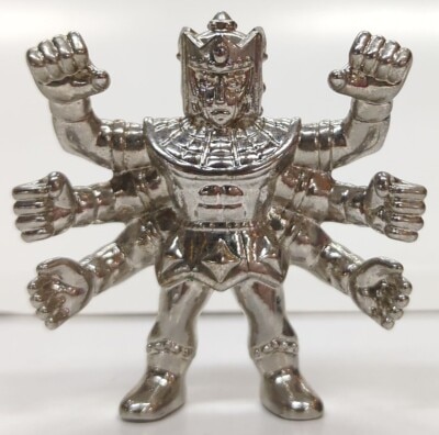 Bandai Diecast Kinkeshi 3 / Kinnikuman Ashuraman(silver metal plating Ver.) 10