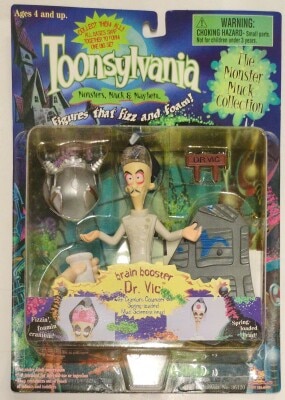 TOYS ISLAND THE MONSTER MUCK COLLECTION TOONSYLVANIA BRAIN BOOSTER DR VIC