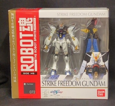 Bandai Robot Spirits<side ms=""> Mobile Suit Gundam Seed Destiny Strike Freedom Gundam (with first-edition joint parts) 72 </side>