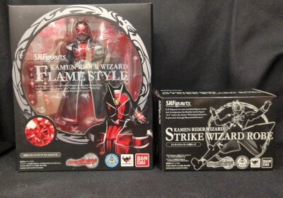 Bandai SH Figuarts Kamen-Rider Wizard Kamen-Rider Wizard Flame Style With Bonus hình ảnh 1