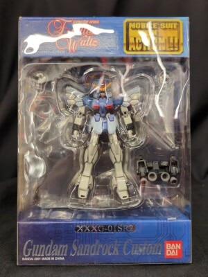 Bandai Mobile Suit (MS) in Action!!/MIA Mobile Suit Gundam Wing Endless Waltz Gundam Sandrock Custom