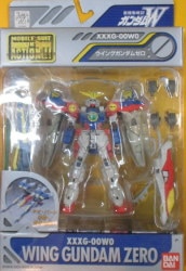 Bandai MS in ACTION!!/MIA New Mobile Suit Gundam Wing XXXG-00W0 Wing Gundam Zero gambar 1