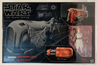 HASBRO THE BLACK/6INCH REYS SPEEDER (JAKKU) 3