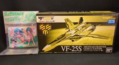 Bandai VF100's MACROSS FRONTIER VF-25S Messiah Fighter (Ozma Lee machine)