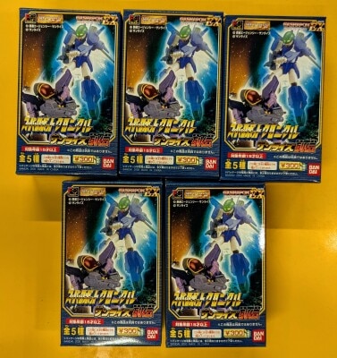 Bandai Super Robot Chronicle Sunrise Retsuden Complete 5 Piece Set