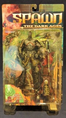 McFARLANE TOYS SERIES 14 / DARK AGE SPAWN THE BLACK HEART 6 inch