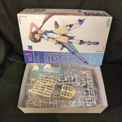 Kotobukiya - Frame Arms Girl - Stylet Swimsuit Blue Impulse Color Ver.