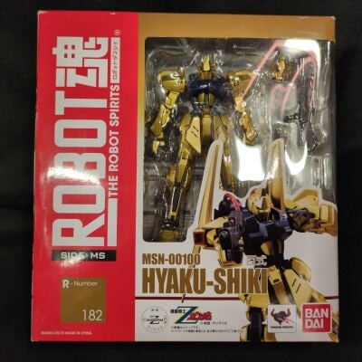 Bandai Robot Spirits<side ms=""> Mobile Suit Zeta Gundam Hyaku Shiki 182 </side>