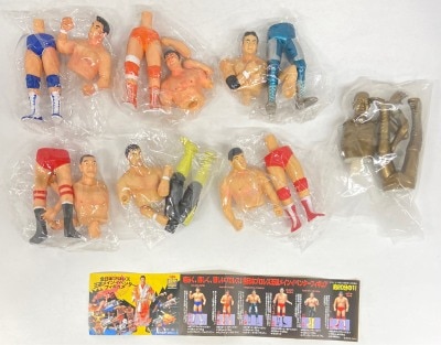 Yujin All Japan Pro Wrestling Royal Road Main Eventer Figures Complete 7 Type Set / All Japan Pro Wrestling Royal Road Main Eventer Figures set 图片 1