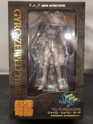 Medicos Entertainment Super Action Statue JoJo's Bizarre Adventure Gyro Zeppeli Third WF2024 Summer Limited With Bonus