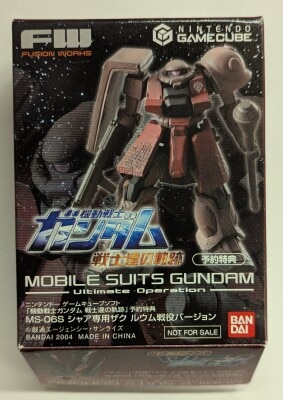 Bandai/Fusion Works Ultimate Operation Gundam Warriors' Miracle Zaku For Use With Char Loum Battle ver. Bonus Item